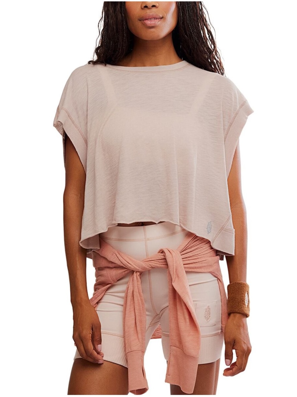 NWT FP Movement by Free People My Time Tee Size in Sandy size XS